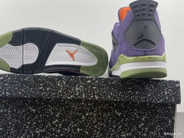 Rep Kickmax Jordan AQ9129-500 Air 4 Purple Canyon WMNS 0323